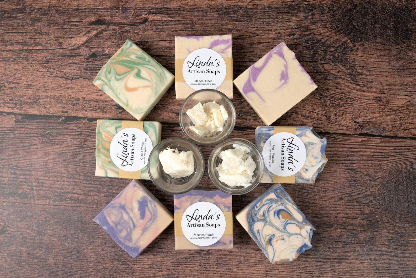 Deluxe Triple Butter soaps
